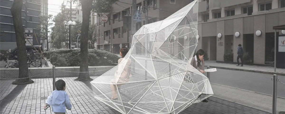 Cloud: Triangulated Urban Furniture That Invites Spontaneous Gathering
