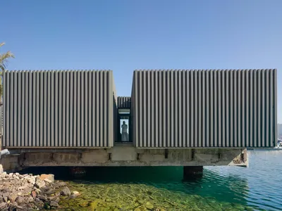 Yacht Port Changing Rooms by Estudio Huma – Cartagena, Spain