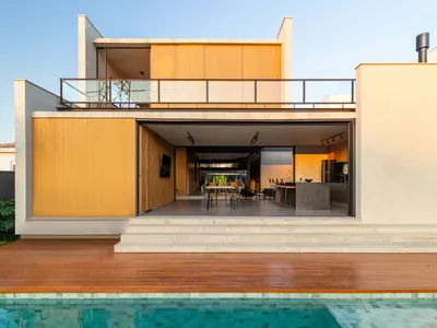 24 7 Arquitetura Links Three Volumes with Open-Air Squares in a Campinas Residence