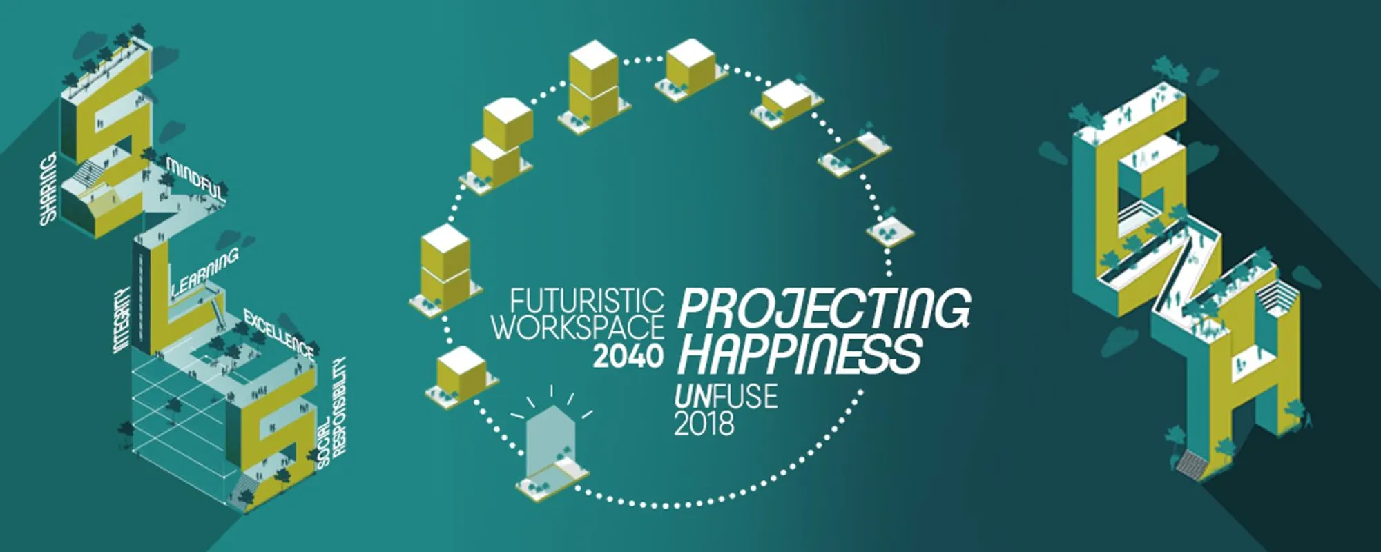 Projecting Happiness: A Workplace That Disappears When You Don't Need It