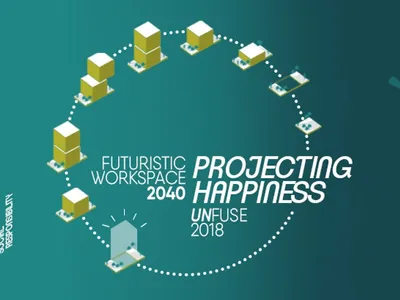 Projecting Happiness: A Workplace That Disappears When You Don't Need It