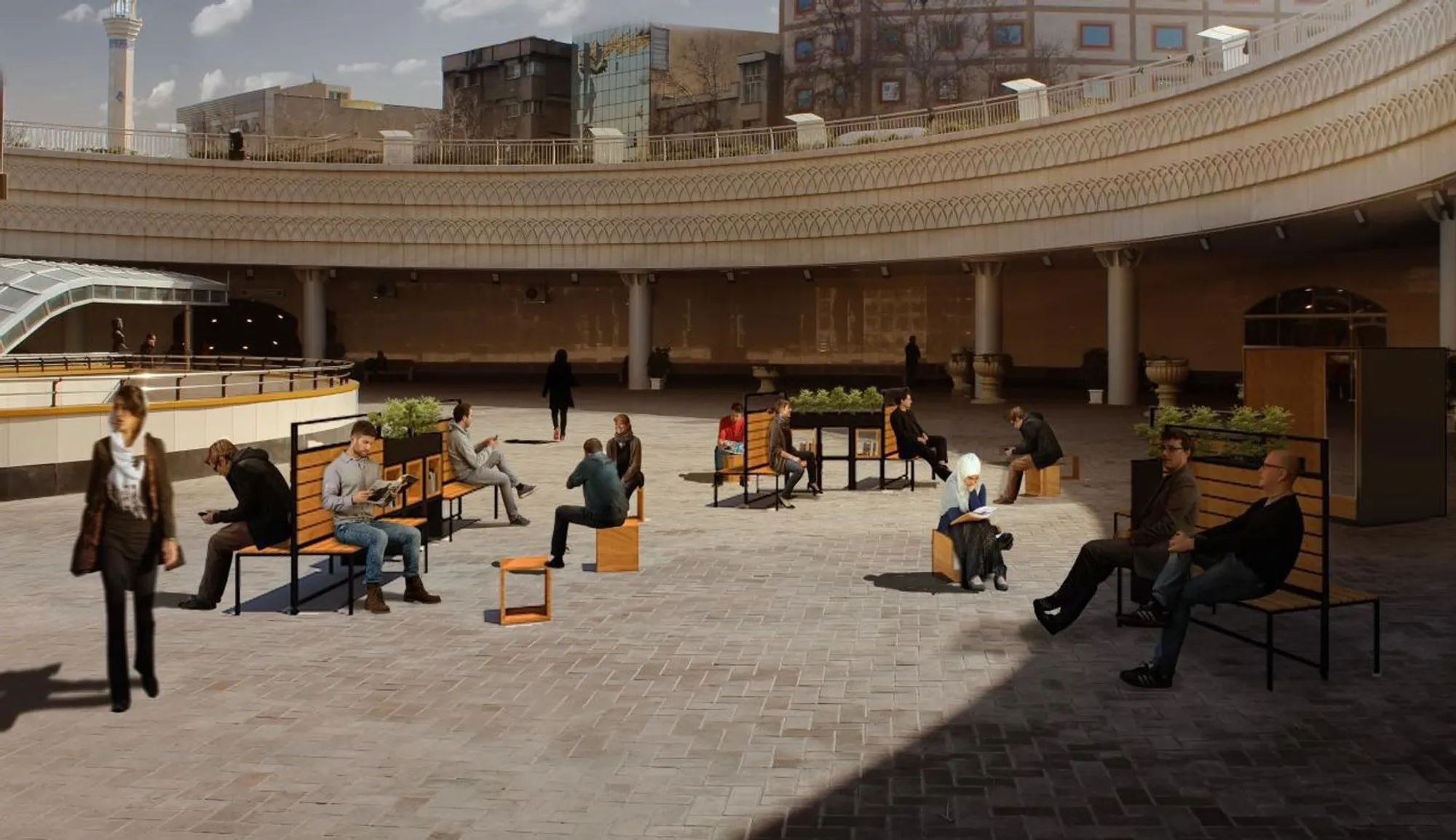 X in Box: Modular Street Furniture That Lets Tehran's Citizens Redesign Their Own Plaza