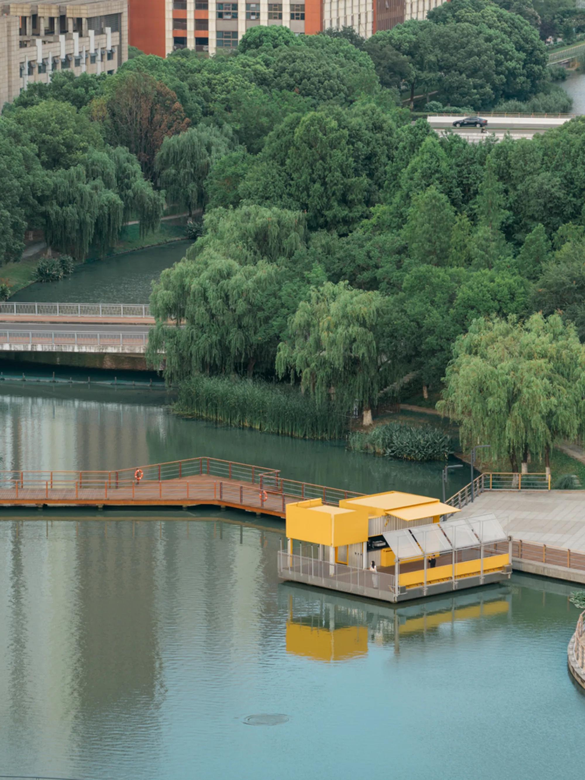 The Bloom Box by SoBA | Innovative Lakeside Coffee & Urban Space in Suzhou