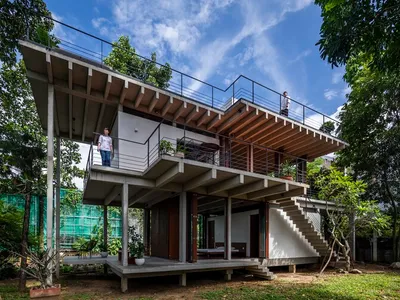 Floating House in Thu Duc by Sanuki Daisuke Architects