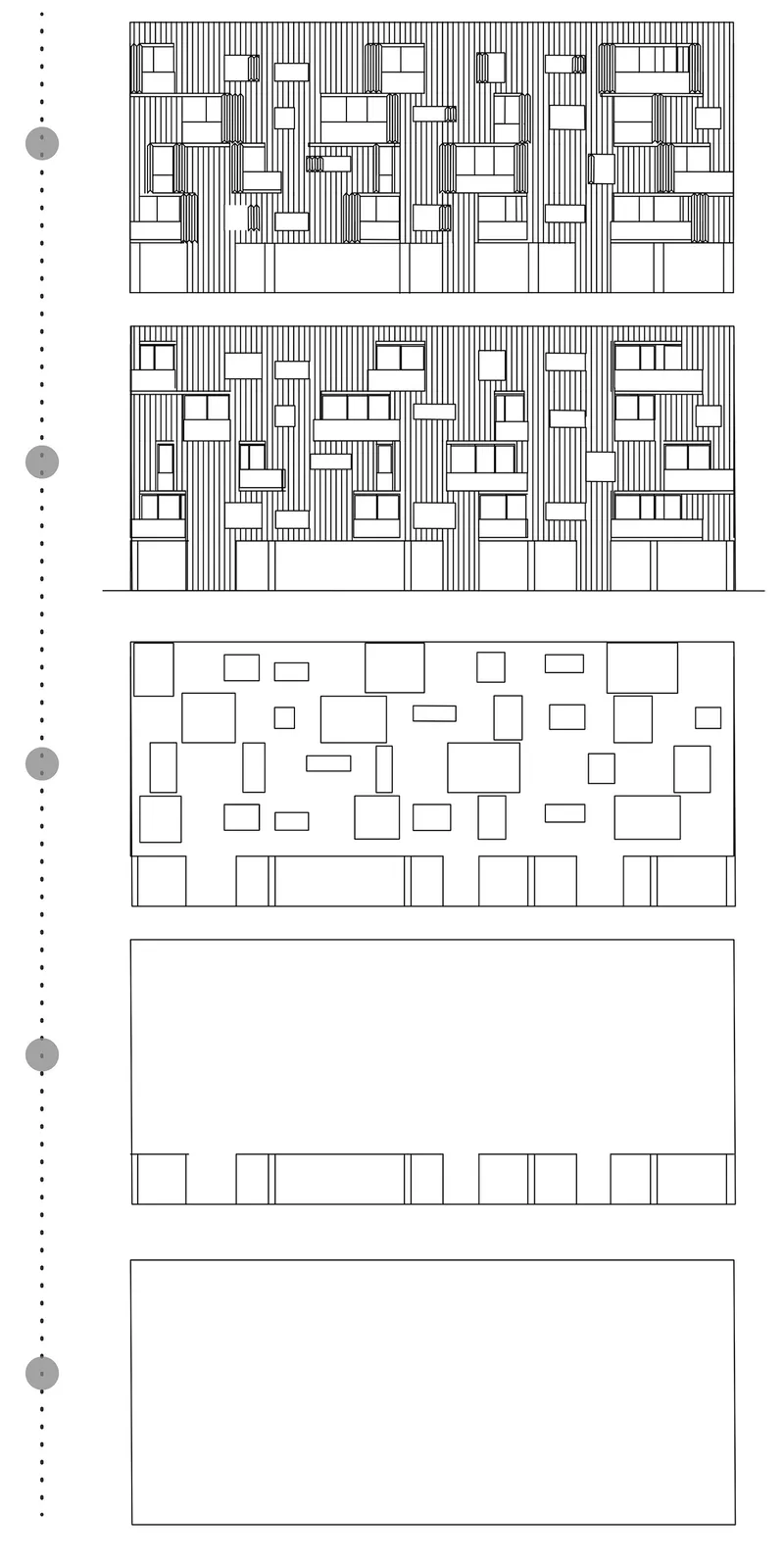 Making of the facade