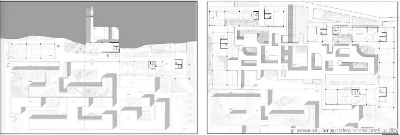 Semi-private ground floor plan
