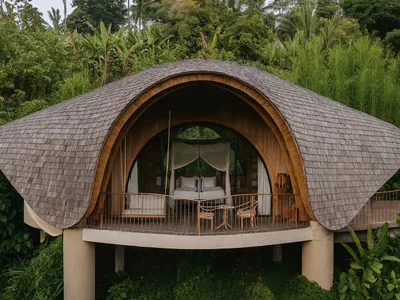 Belalu Dome Villa by Pablo Luna Studio: Sustainable Luxury Retreat in the Heart of Bali