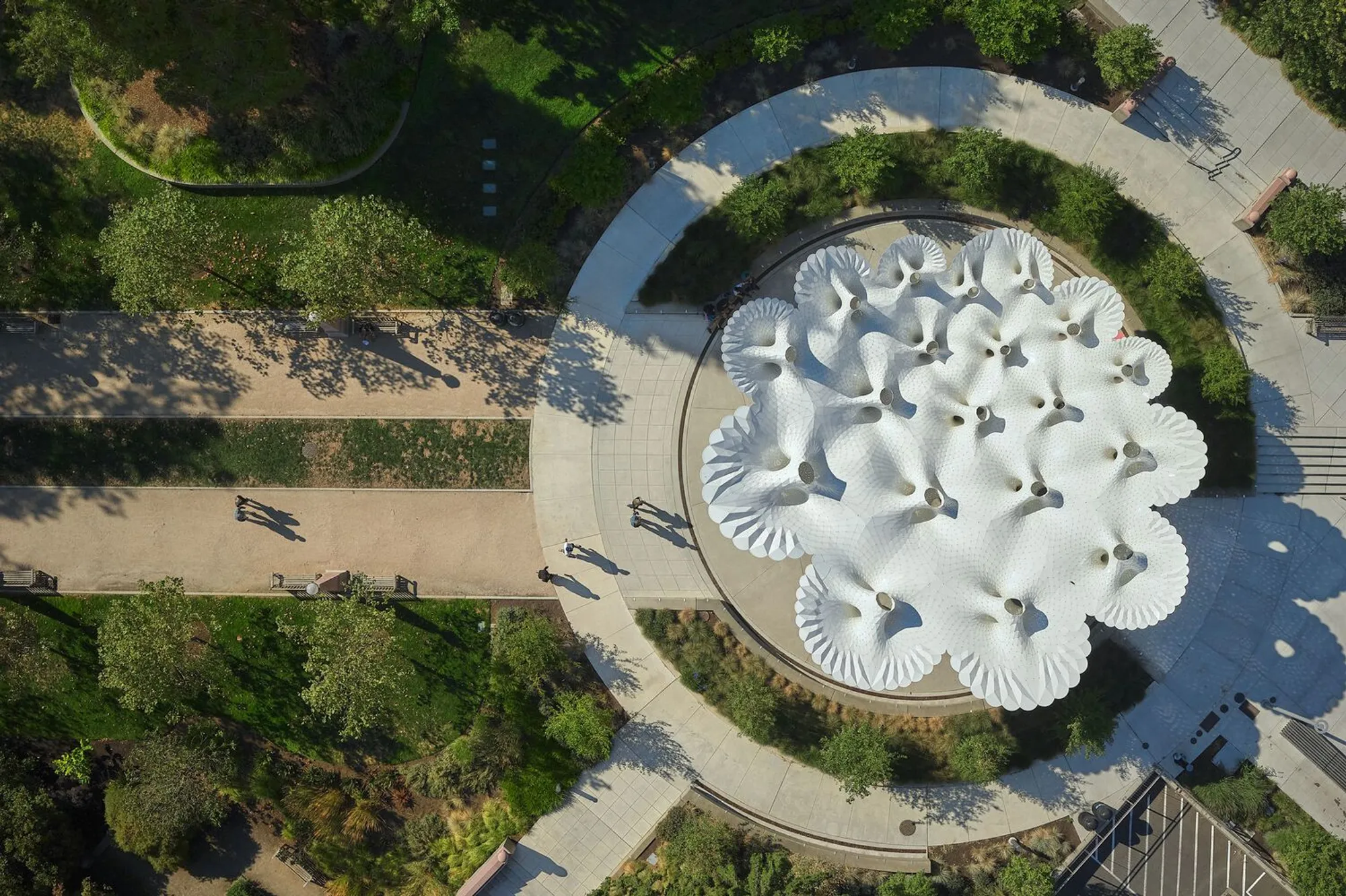 Piloti Installation by MARC FORNES by THEVERYMANY – Architectural Landmark in Bellevue, Washington