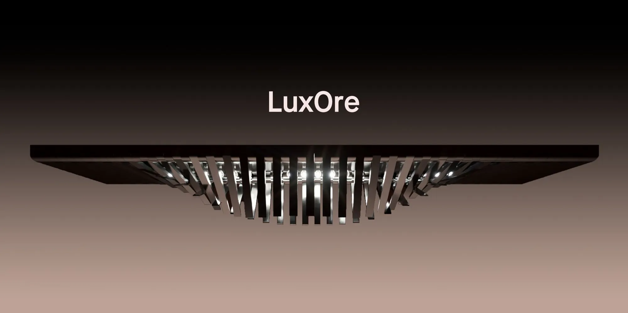 LuxOre: A Kinetic Lighting Fixture That Turns Ceilings into Architectural Canvases