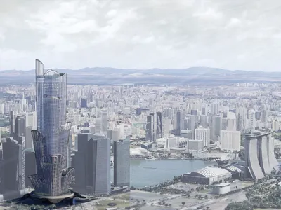 RainFlow Tower: A Skyscraper That Harvests Singapore's Rain as Its Lifeblood