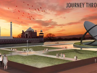 The Black Taj: A Tesseract Descent into Shah Jahan's Memory
