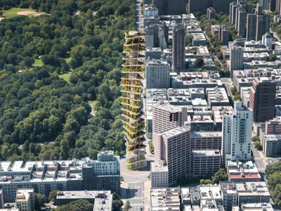 Twisting Tower: A 160-Meter Vertical Garden Rising Above Manhattan