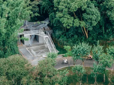Floating Canopy Grove by People’s Architecture Office + Ziwei Xu
