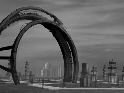 The Black Taj: An Arch of Oblivion Frames the Twilight of an Empire