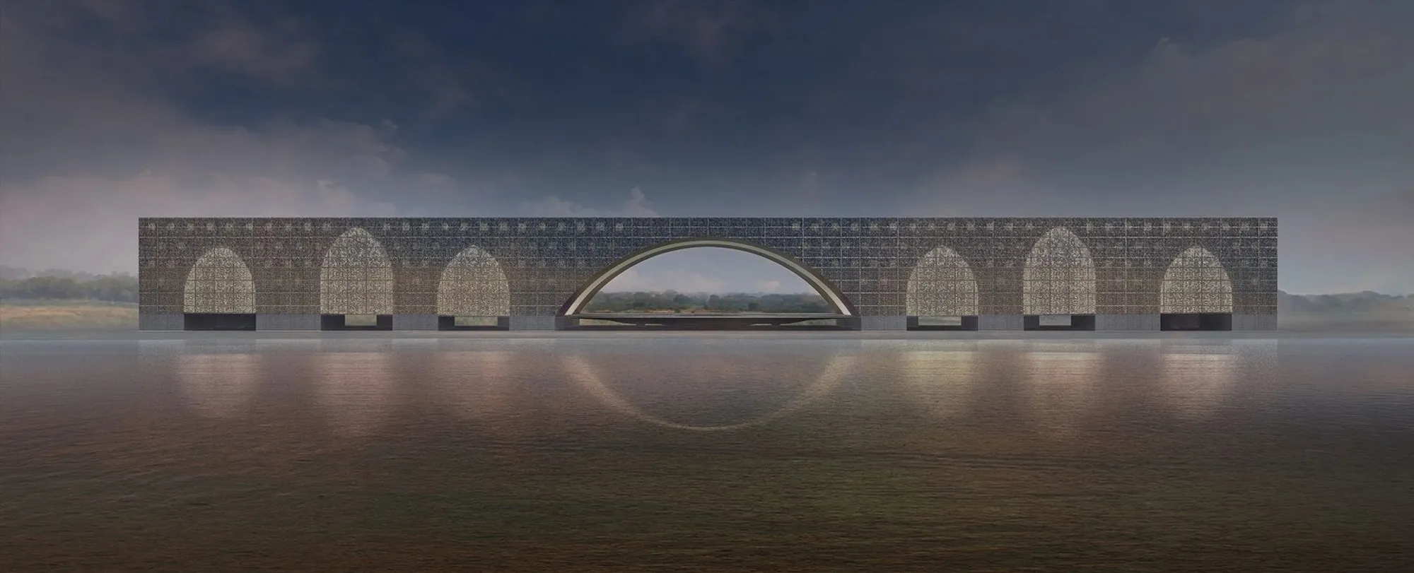 Mirage Gate: A Porous Monument to the Legend of the Black Taj