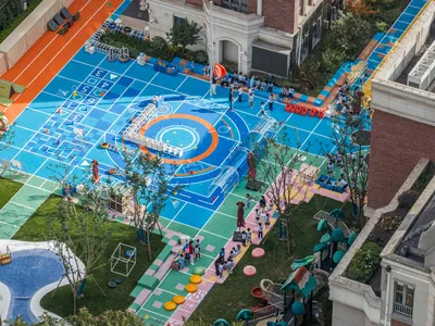 Flying Chess Kindergarten: Transforming Play into Learning Through Landscape Design