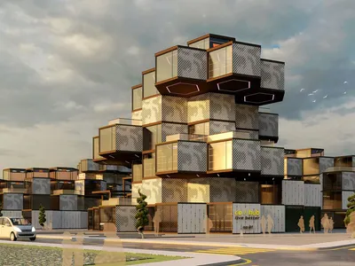 Co-Hub: Hexagonal Modules and Token Economies Reimagine Collective Urban Living