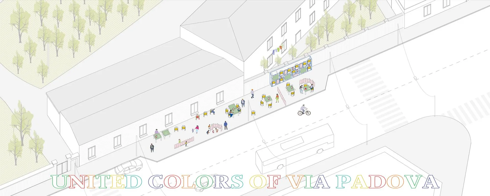 United Colors of Via Padova: Milanese Design Icons Reimagined as Urban Furniture