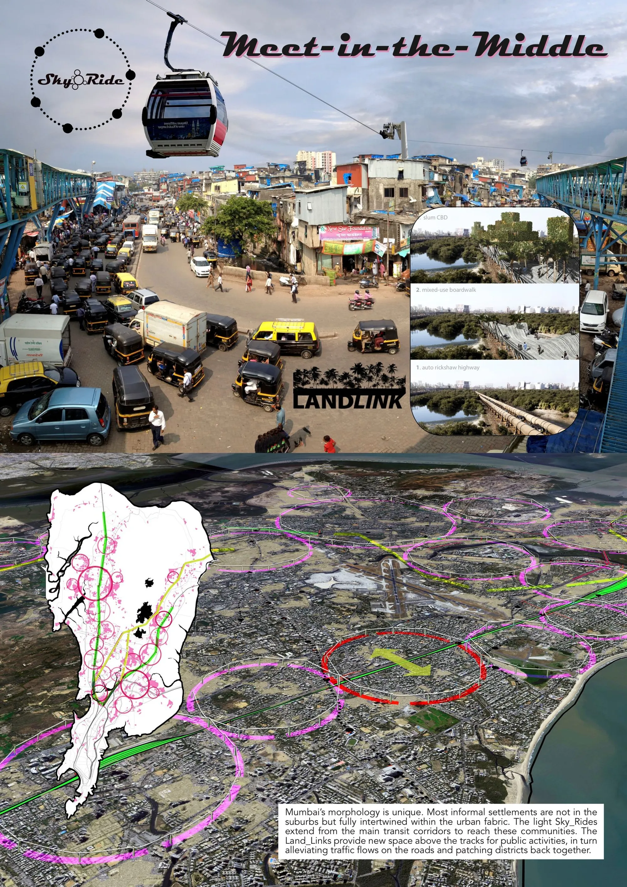 Meet-in-the-Middle: A Pedestrian-First Mobility Network for Mumbai