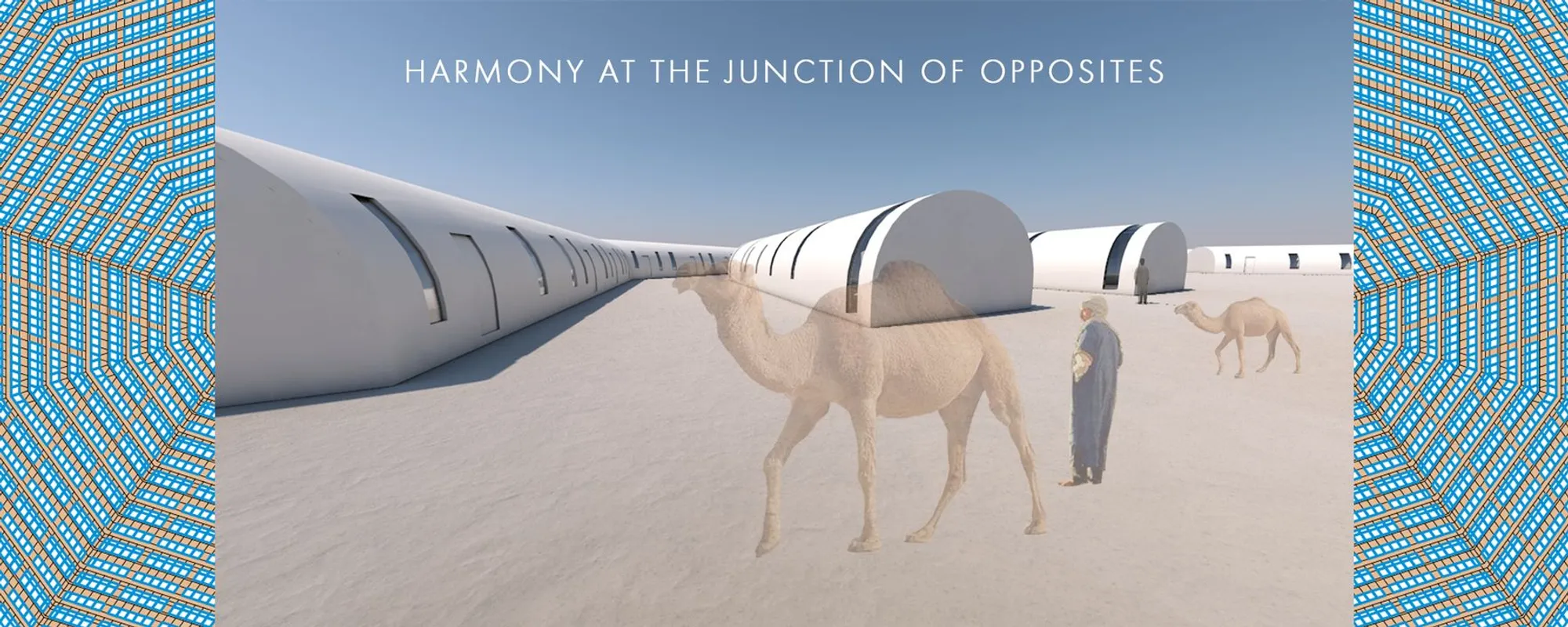 Harmony at the Junction of Opposites: Penrose Geometry Meets Desert Habitat