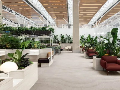 Aspire WestJet Garden Lounge by MRDK: A Tranquil Airport Retreat in Calgary