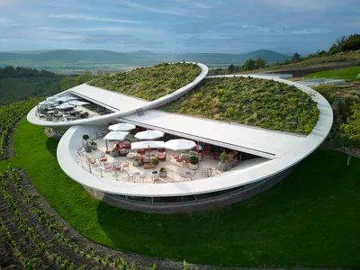 Tokaj Sauska Winery by BORD Architectural Studio – A Floating Landmark in Hungary’s Historic Wine Region
