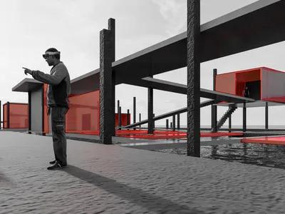 INTERFACE: A Mixed Reality Athenaeum Where Architecture Becomes a Living Digital Layer