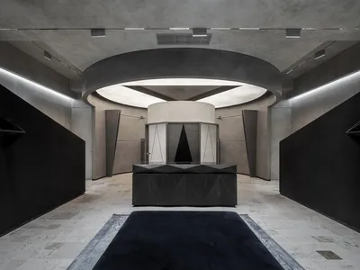 TBHNP Shanghai Flagship Store by FON STUDIO – A Silent Black Monolith Where Fashion and Space Become Narrative