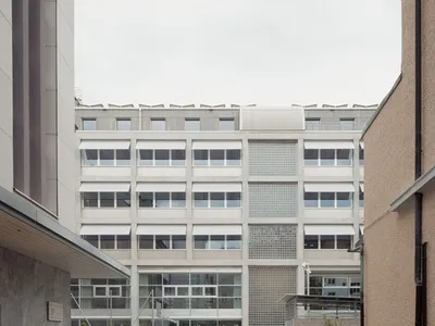 Vocational School for Building Trades by Gunz & Künzle Architekt*innen in Zürich, Switzerland