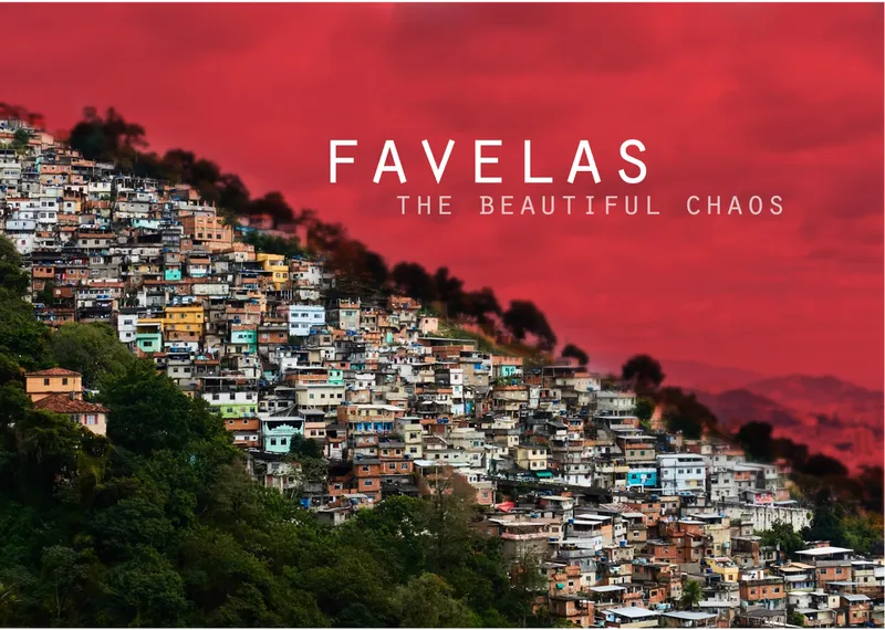 Densely packed hillside housing extending up the slope beneath a dramatic red sunset sky