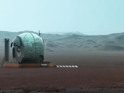 Colonization of Mars: Conceptualize a modular design housing colony on planet Mars.