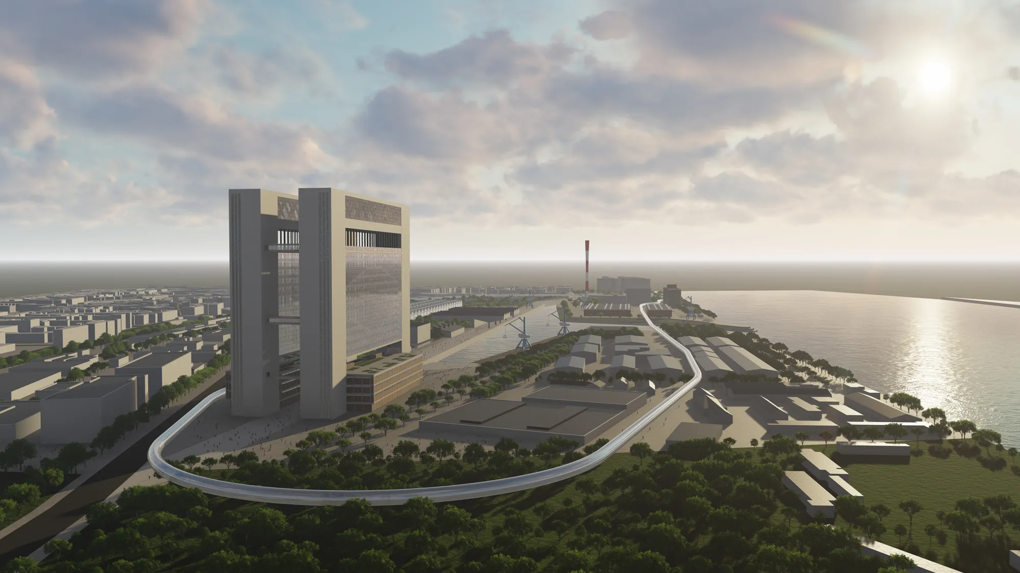 The Danube Quarter - a space meant for everyone
Port of Belgrade - International Science and Research Park of Architecture
THE NORTHERN GATES OF BELGRADE