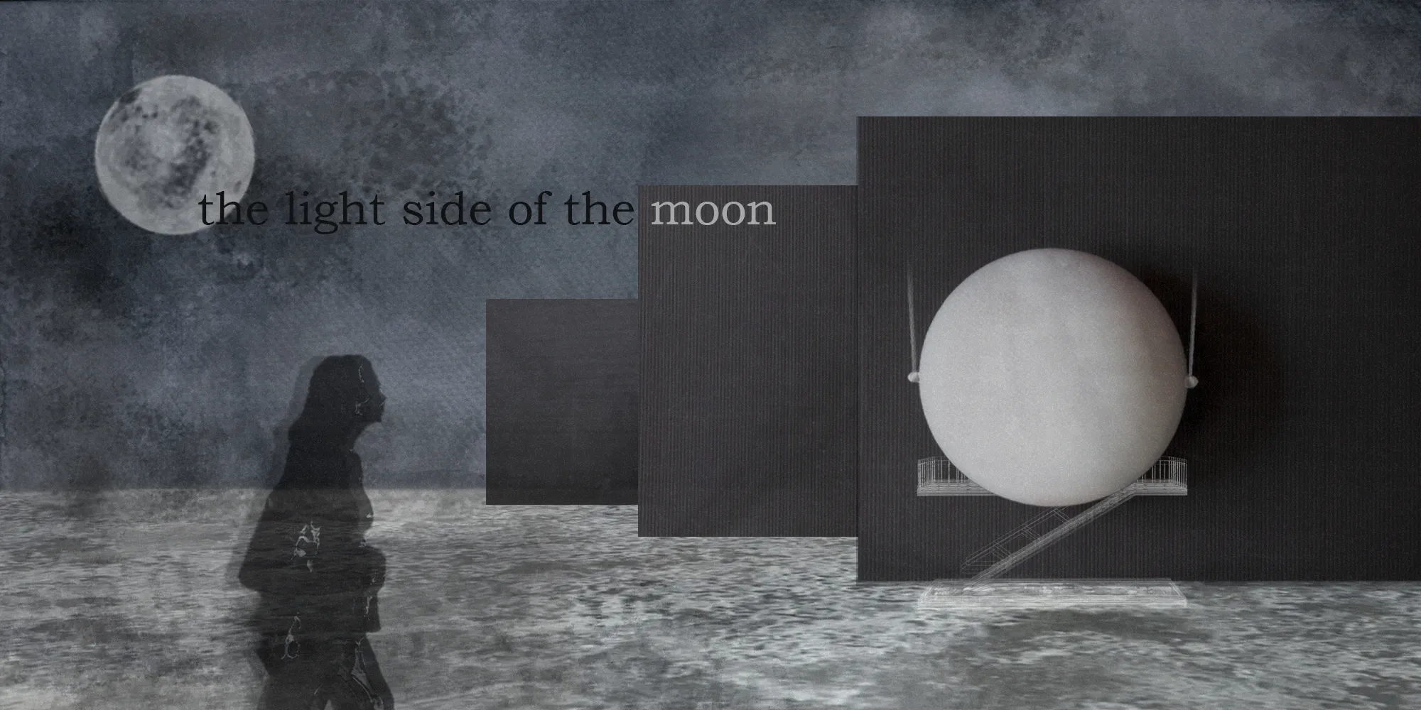 The light side of the moon
