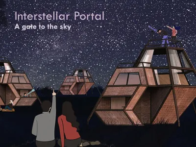 Astro tourism: Architects design an observatory pavilion for night sky seekers.