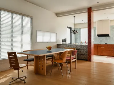16 Crimson Unfold Apartment: Mid Century Modern Apartment Design by Wuuu Studio