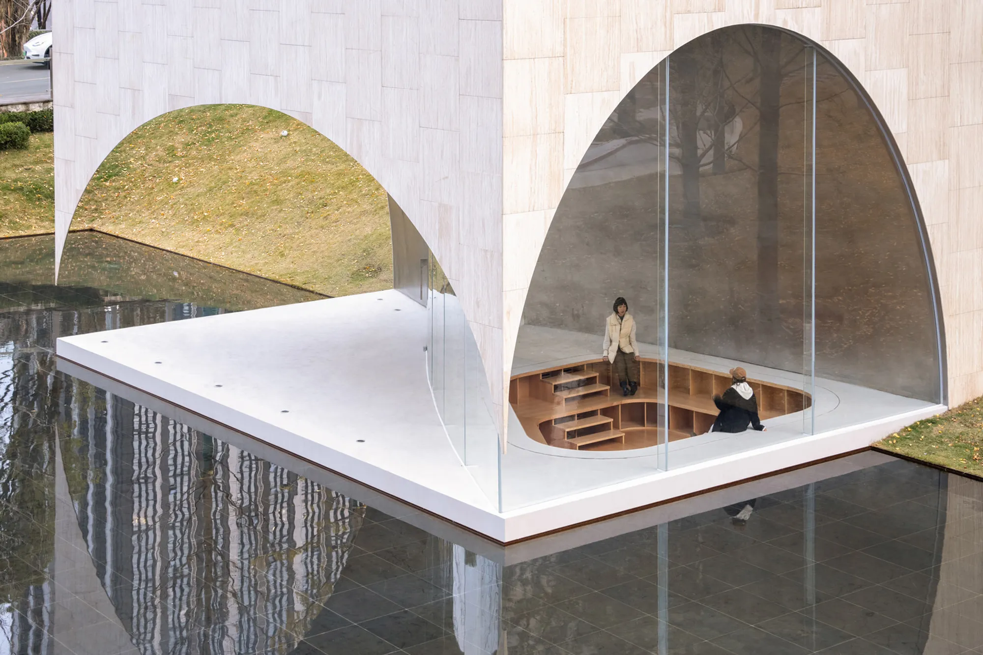AYDC Public Art Center by Atelier XI: Sculptural Public Art Architecture in Nature