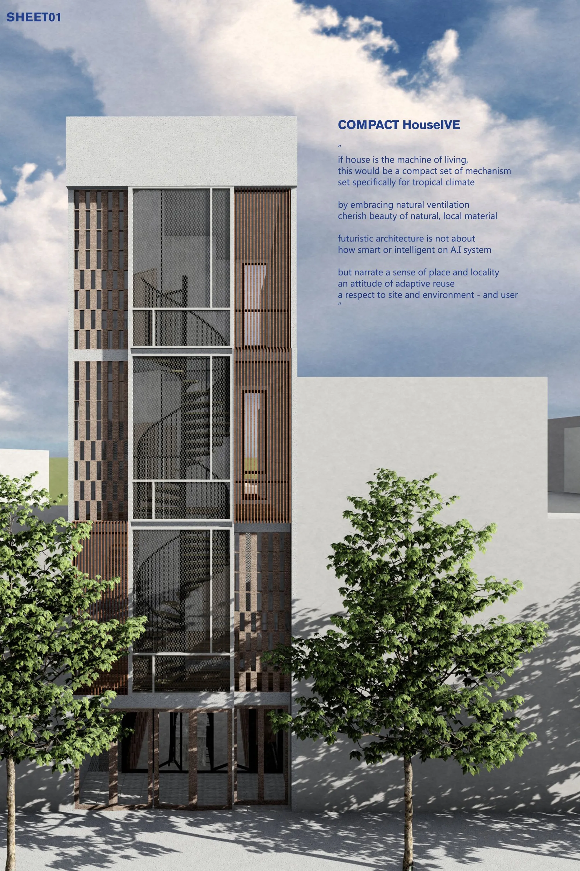 Compact Houseive: Turning a Kuala Lumpur Shoplot into a Multi-Generational Vertical Home