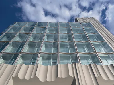 Double Skin Facade Architecture in Quartz Plaza by Salon Alper Derinbogaz
