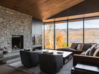 Luxury Mountain Home Design Canada: La Flèche Residence by MU Architecture