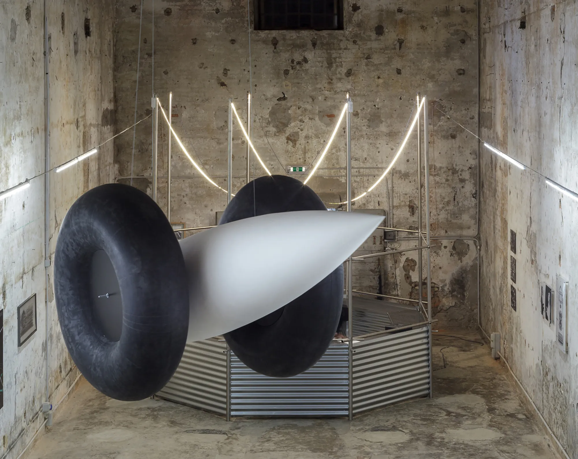 Garage Dallegret Exhibition by SUPERVOID: A Radical Tribute to Visionary Architecture and Retro-Futurism
