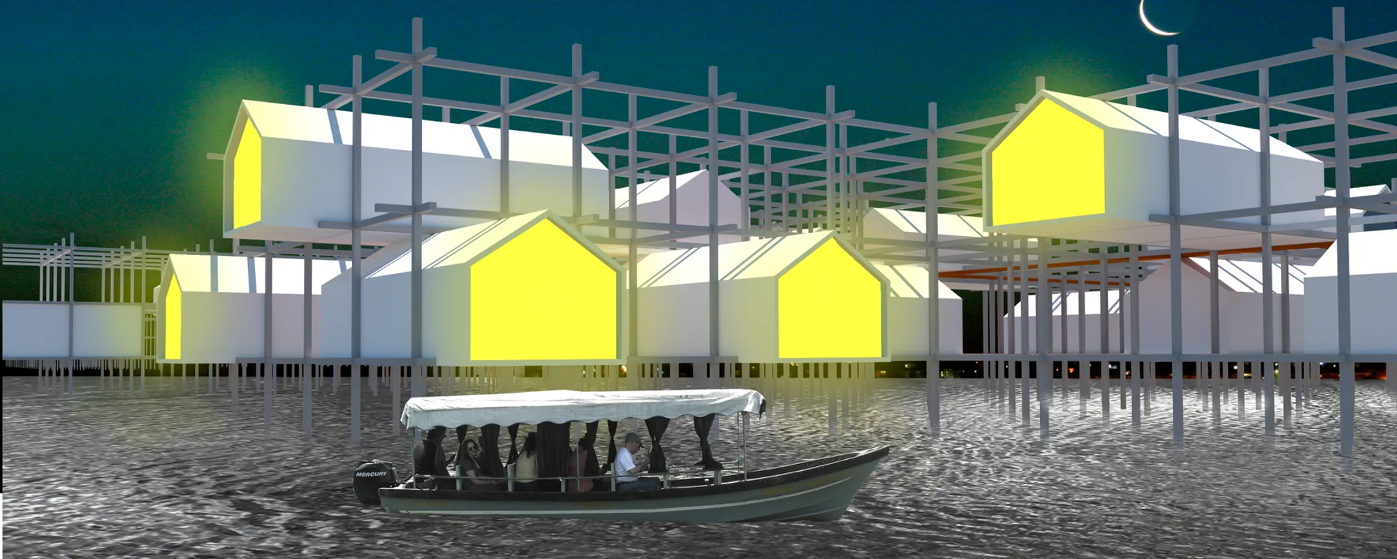 Mangrove Swamp: Modular Flood-Resilient Housing Rooted in Ecological Logic