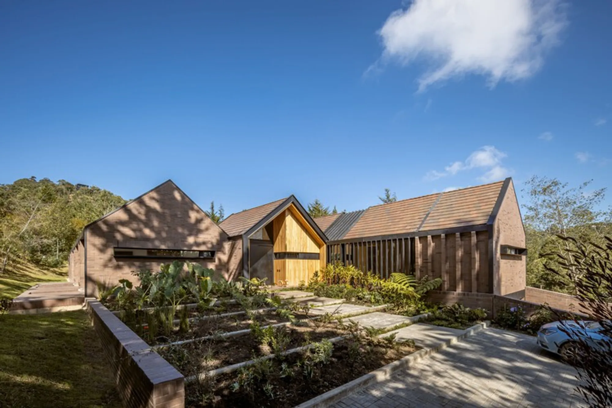 OT House by DARP – De Arquitectura y Paisaje: A Contemporary Patio Home in the Colombian Forest