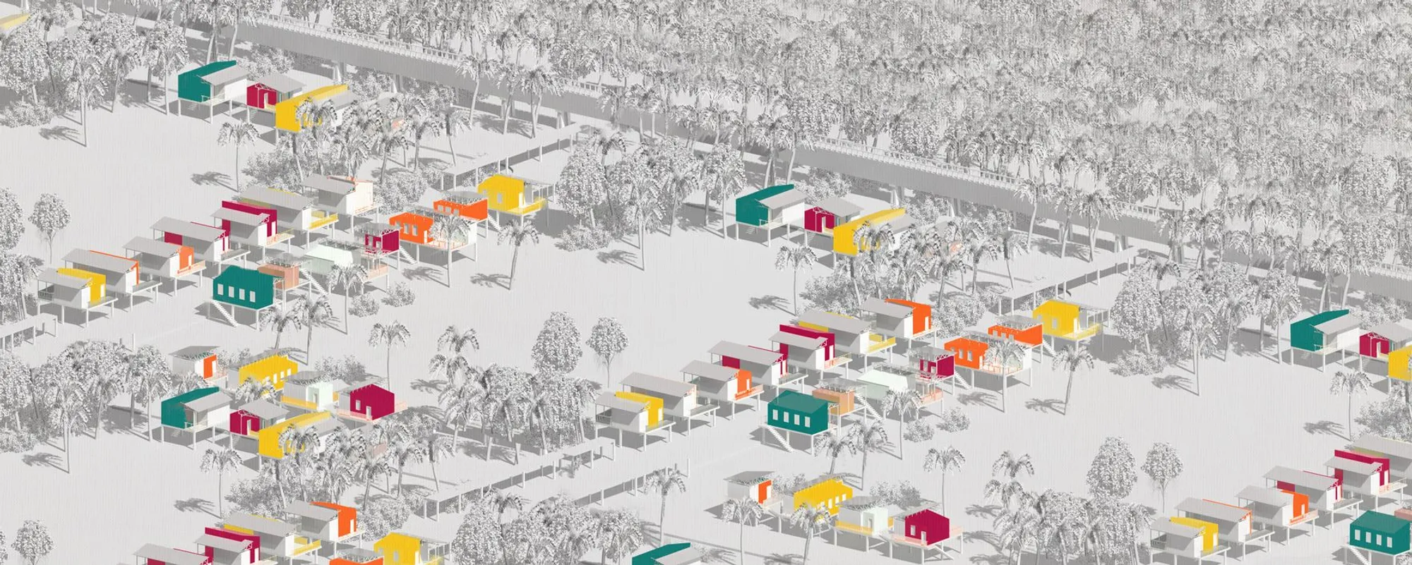 LABAK: Bamboo-Concrete Stilts That Keep Flood-Prone Communities Above Water