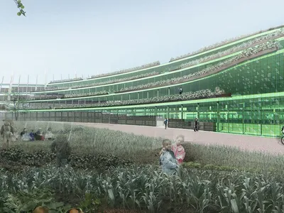 Cultura: Where Algae Facades and Vertical Farms Redefine the Urban Food Market