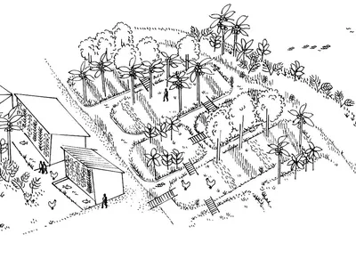 Courtyards and Chinampas: Flood-Resilient Water Urbanism for Kerala's River Island