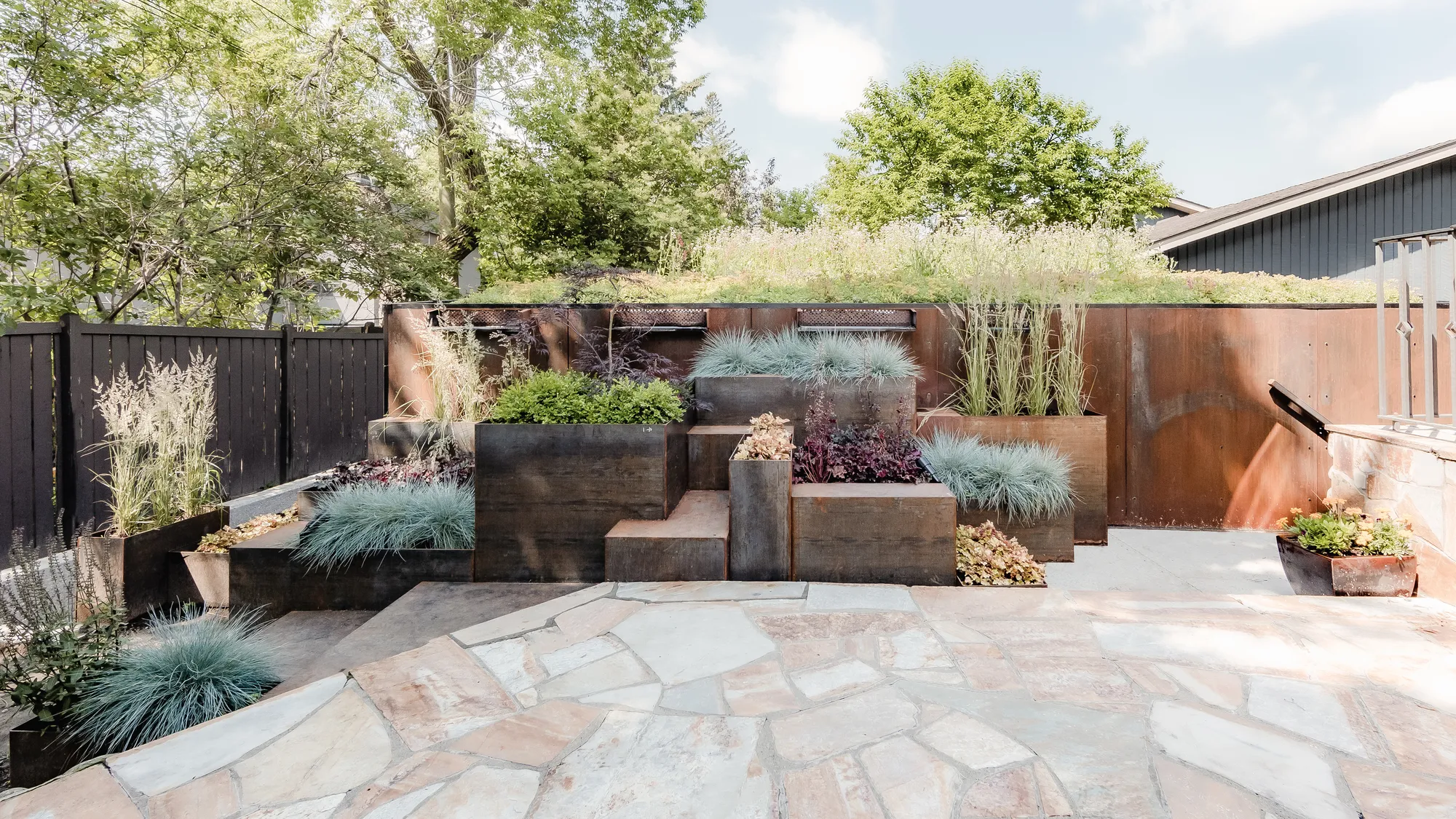Garden Garage by Studio North – A Sustainable Green Roof Garage in Calgary