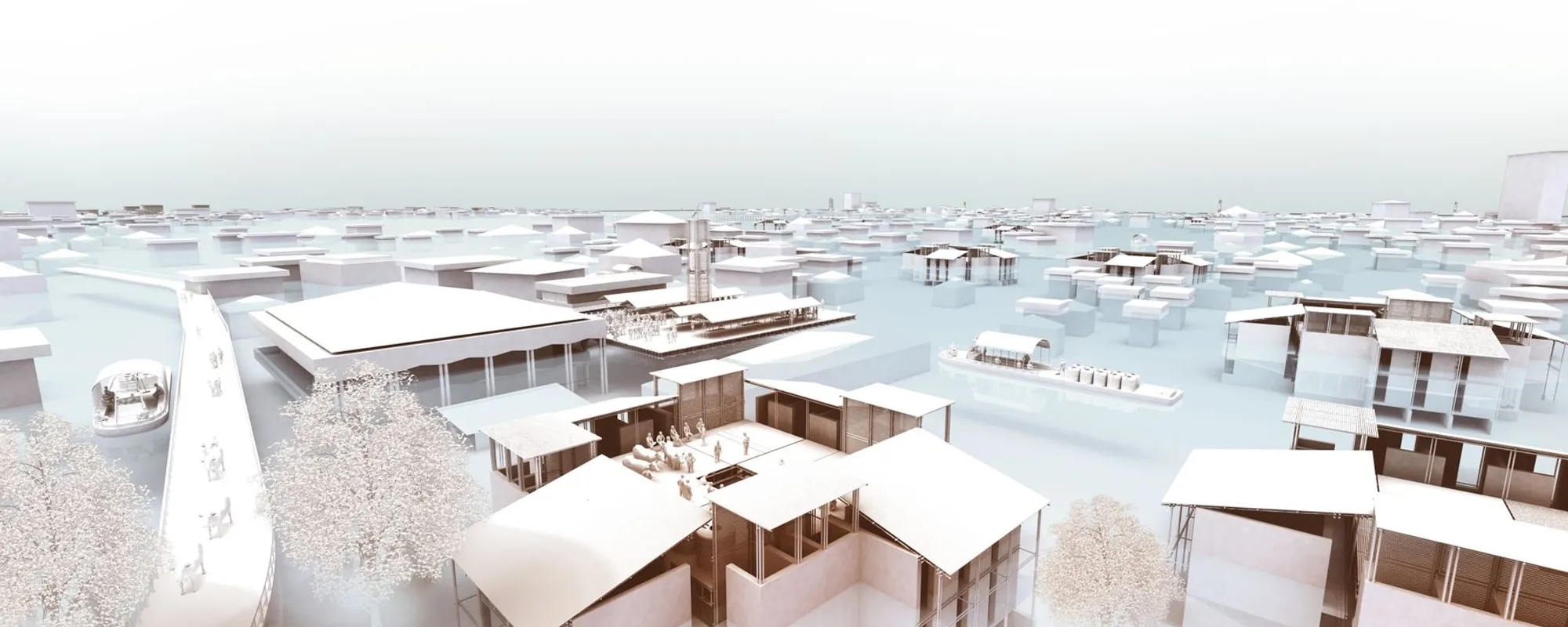 Amphibious Commons: Flood-Resilient Housing That Treats Water as Ally, Not Enemy