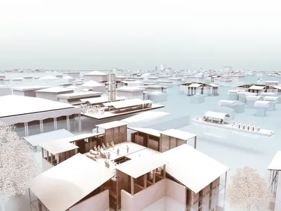 Amphibious Commons: Flood-Resilient Housing That Treats Water as Ally, Not Enemy