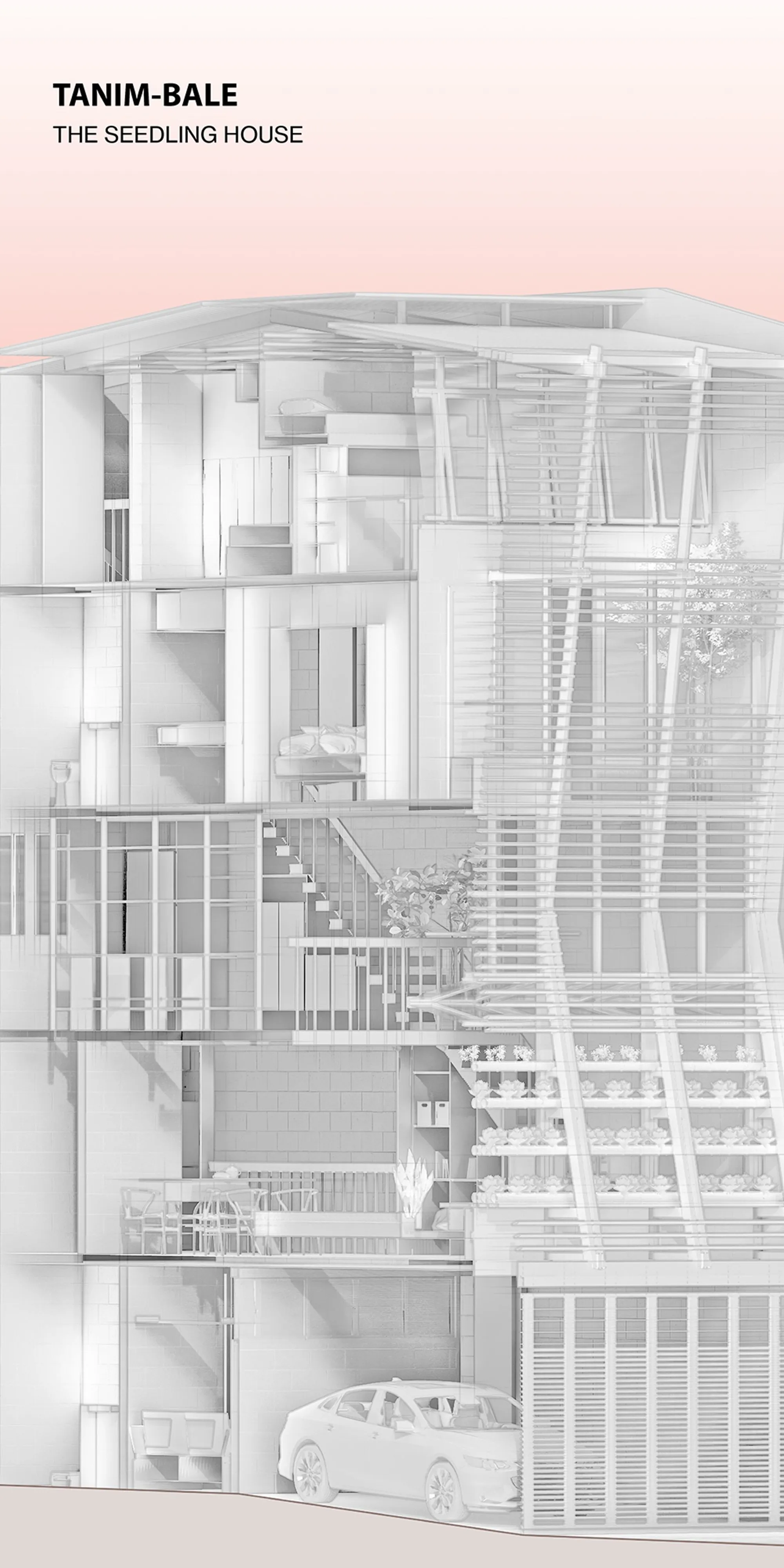 Tanim-Bale: A Five-Level Seedling House Rooted in Metro Manila's Dense Urban Fabric