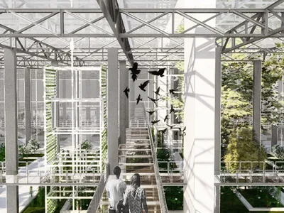 Urban Green Museum: Turning a 350m Industrial Shell Into a Living Agricultural Exhibition